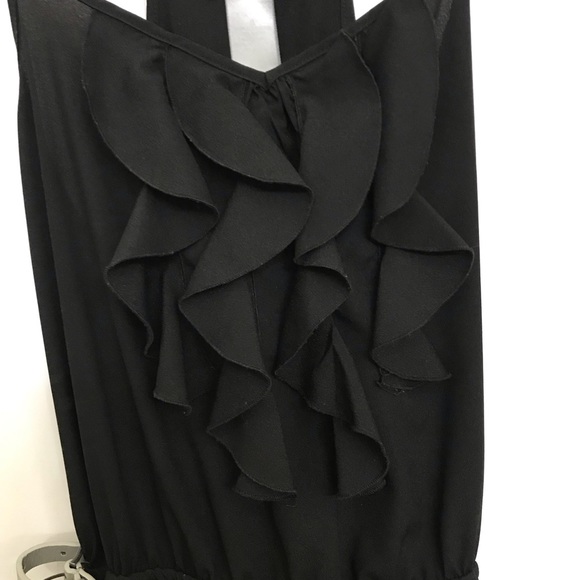 JCP HIGH/LOW RACERBACK BLACK DRESS - SOLD! - Picture 2 of 6